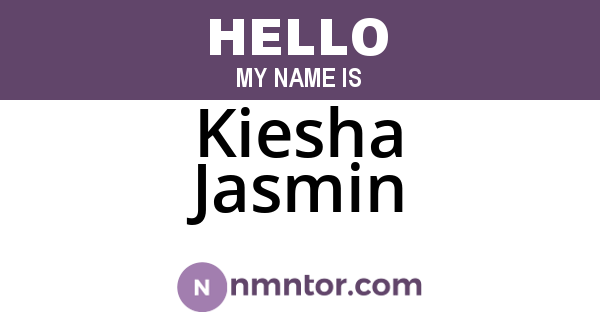 Kiesha Jasmin