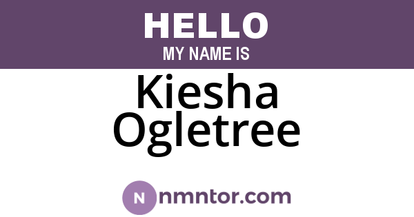 Kiesha Ogletree