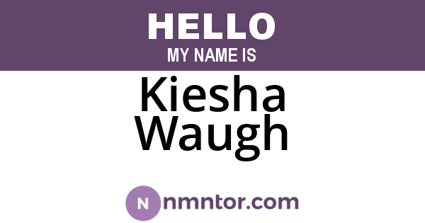 Kiesha Waugh