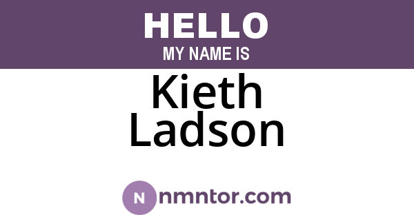 Kieth Ladson