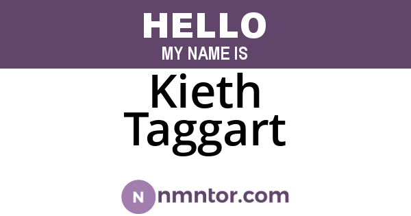 Kieth Taggart