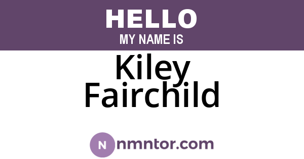 Kiley Fairchild