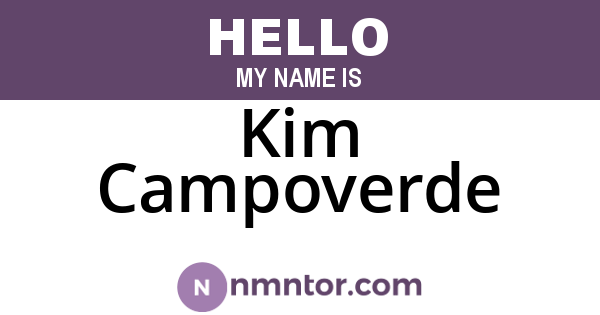 Kim Campoverde