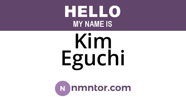 Kim Eguchi