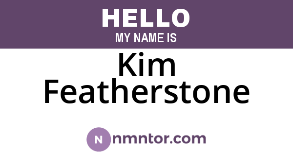 Kim Featherstone
