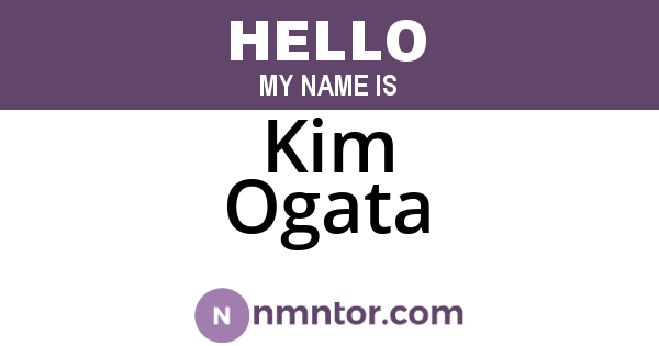 Kim Ogata