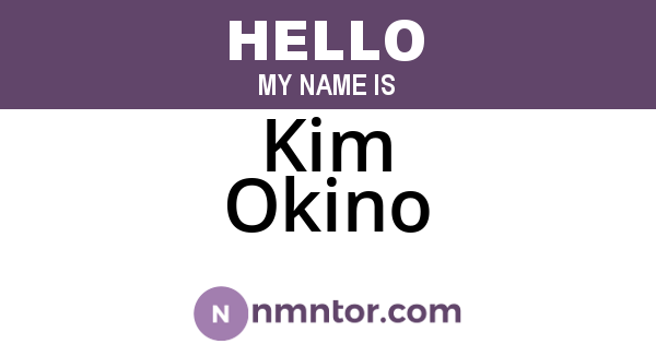 Kim Okino