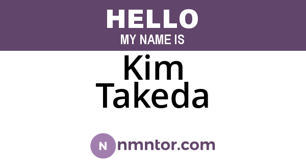 Kim Takeda
