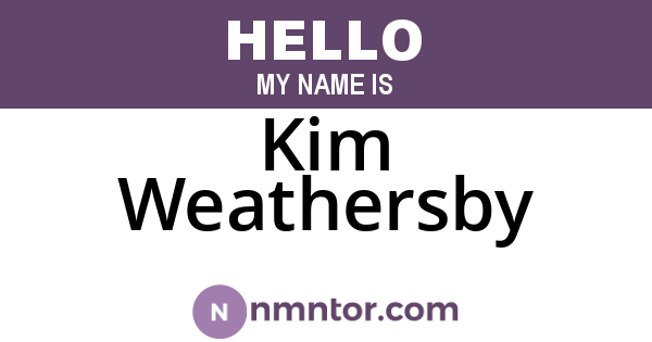 Kim Weathersby