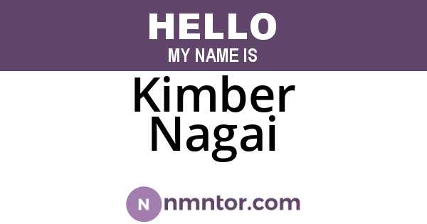Kimber Nagai