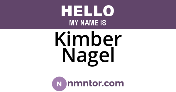 Kimber Nagel
