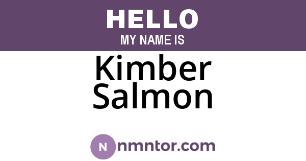 Kimber Salmon