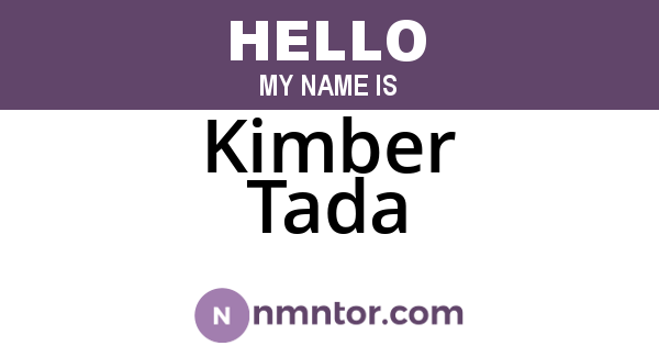 Kimber Tada