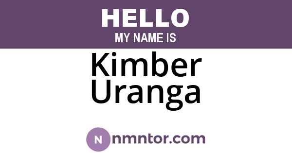 Kimber Uranga