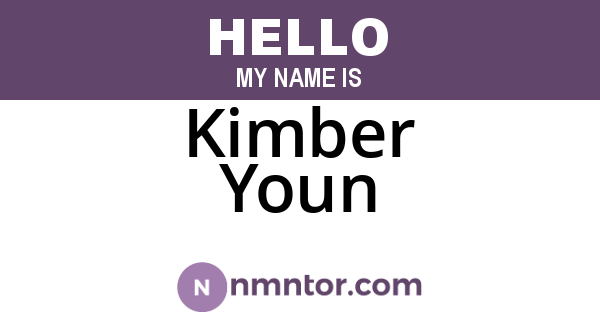 Kimber Youn