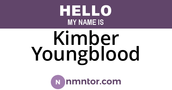 Kimber Youngblood