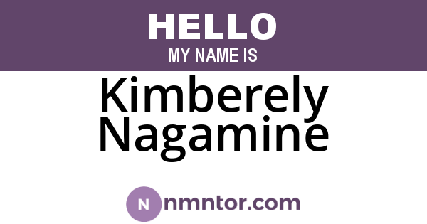 Kimberely Nagamine