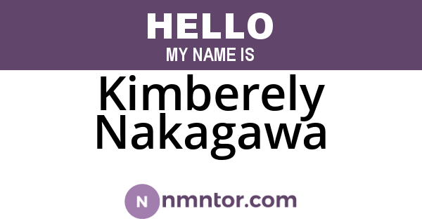 Kimberely Nakagawa