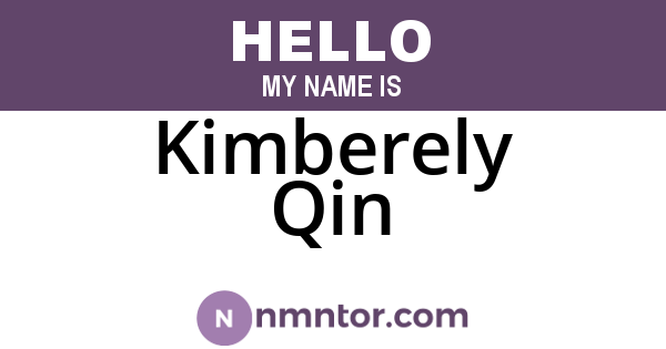 Kimberely Qin