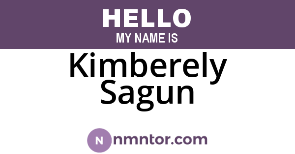 Kimberely Sagun