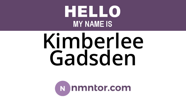 Kimberlee Gadsden