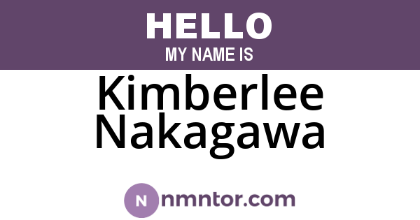 Kimberlee Nakagawa