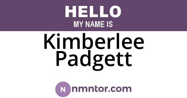 Kimberlee Padgett