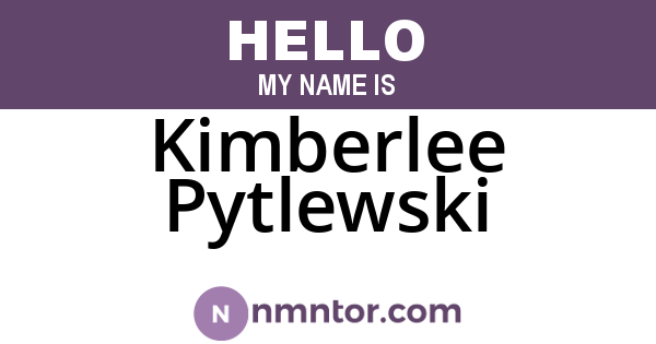 Kimberlee Pytlewski