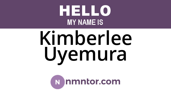 Kimberlee Uyemura