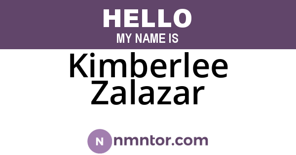 Kimberlee Zalazar