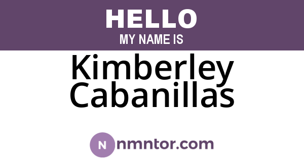 Kimberley Cabanillas
