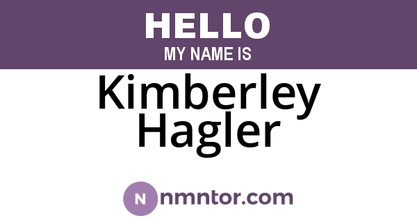 Kimberley Hagler