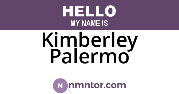 Kimberley Palermo