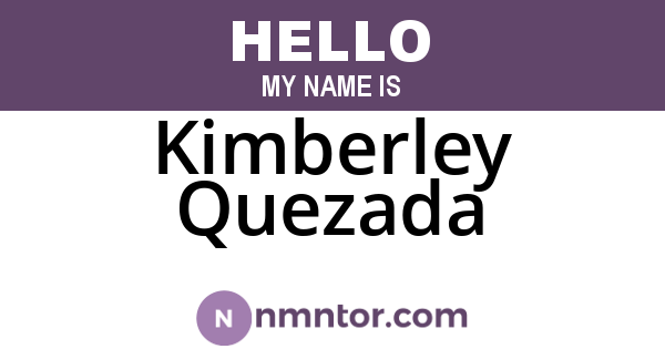 Kimberley Quezada
