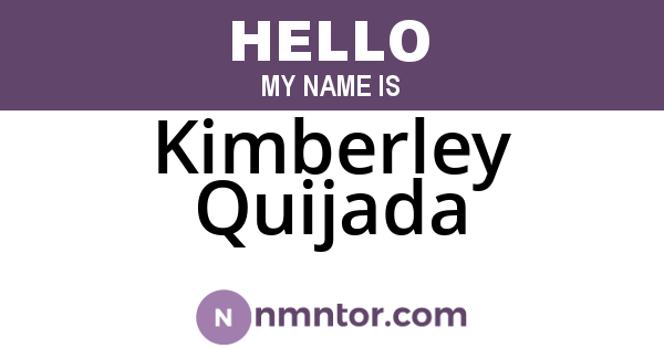 Kimberley Quijada