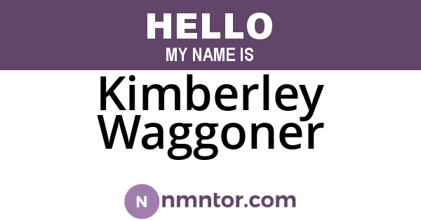 Kimberley Waggoner