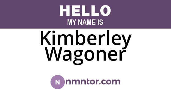 Kimberley Wagoner