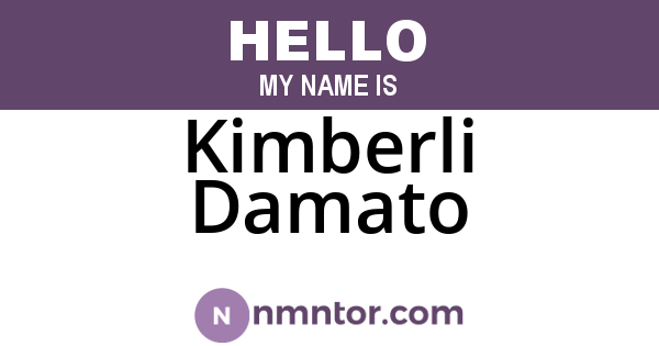 Kimberli Damato