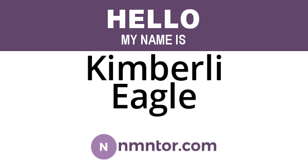 Kimberli Eagle