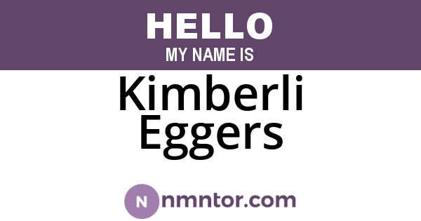 Kimberli Eggers