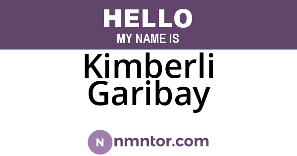 Kimberli Garibay