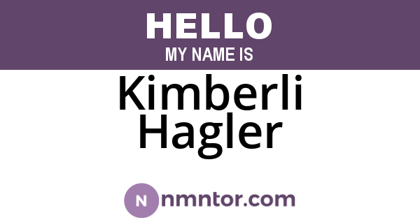 Kimberli Hagler