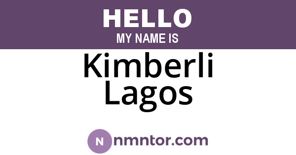 Kimberli Lagos