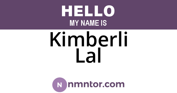 Kimberli Lal