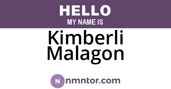 Kimberli Malagon