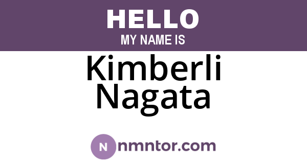 Kimberli Nagata