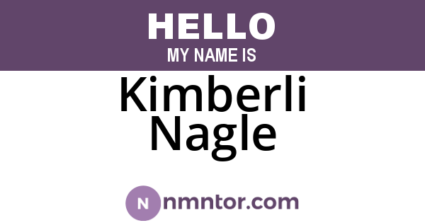 Kimberli Nagle