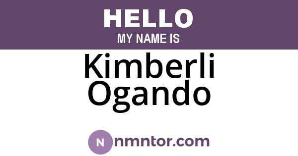 Kimberli Ogando