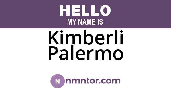 Kimberli Palermo