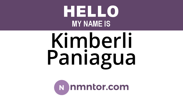 Kimberli Paniagua
